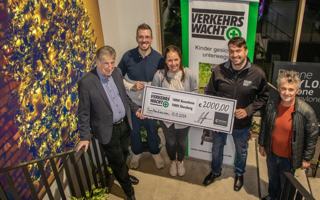 Werbetechnik Birmoser spendet für die Verkehrswacht